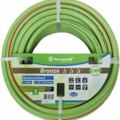 Floraworld Gartenwasserschlauch 19 Mm 3/4Z 25 M Bronze